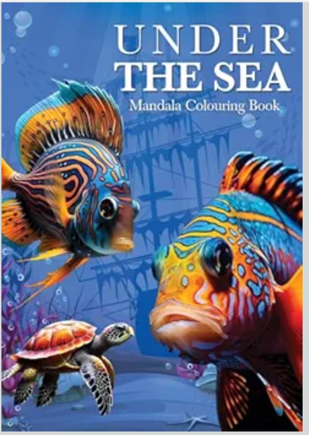 Under The Sea Mandala Coloring Book - A4 Size Bedaya