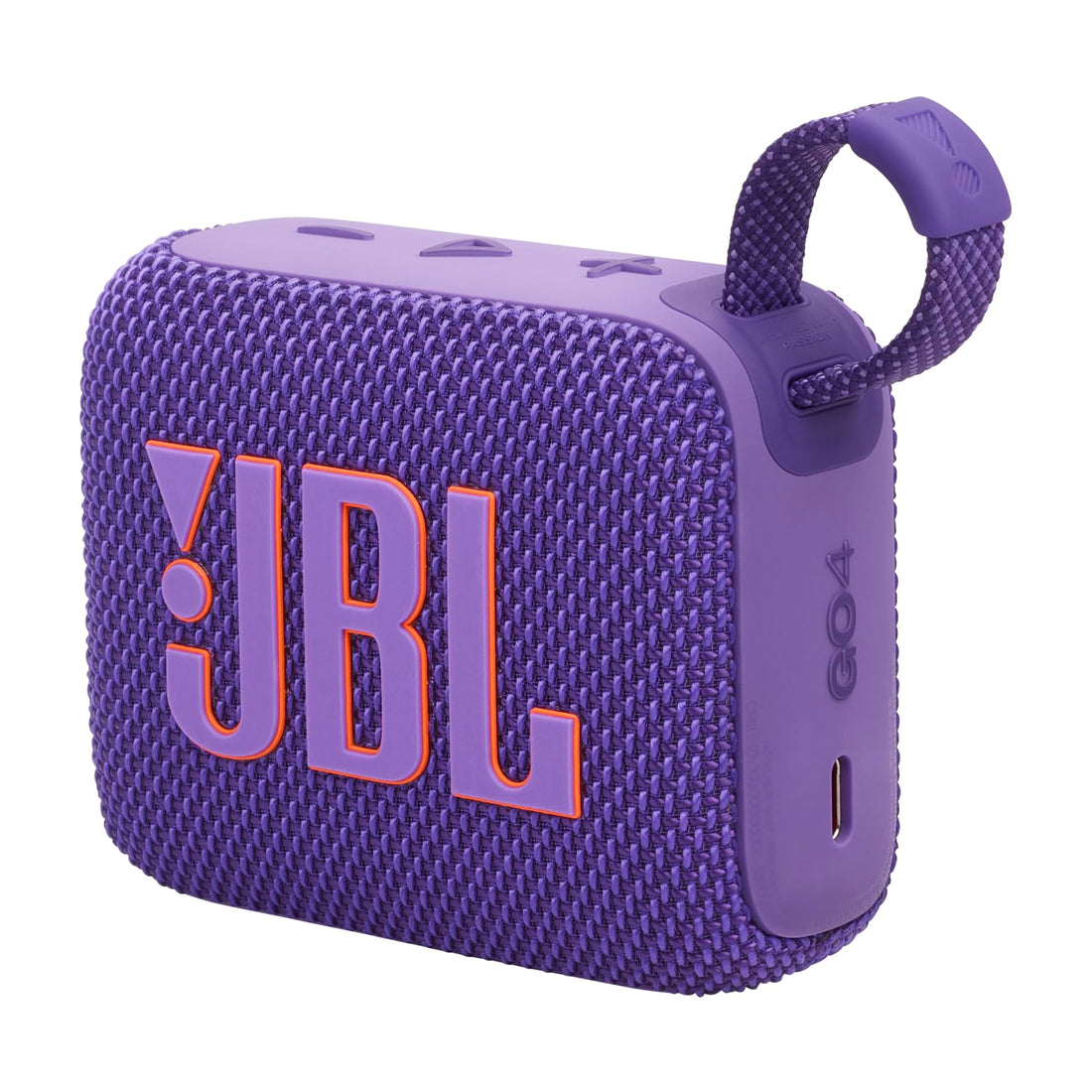 JBL GO 4 Portable Bluetooth Speaker with IP67 Waterproof Design, 7H Playtime, PlaytimeBoost, JBL Pro Sound, Deep Bass, Multi-Speaker Connection for Stereo Sound - Purple|1 year Manufacturer warranty