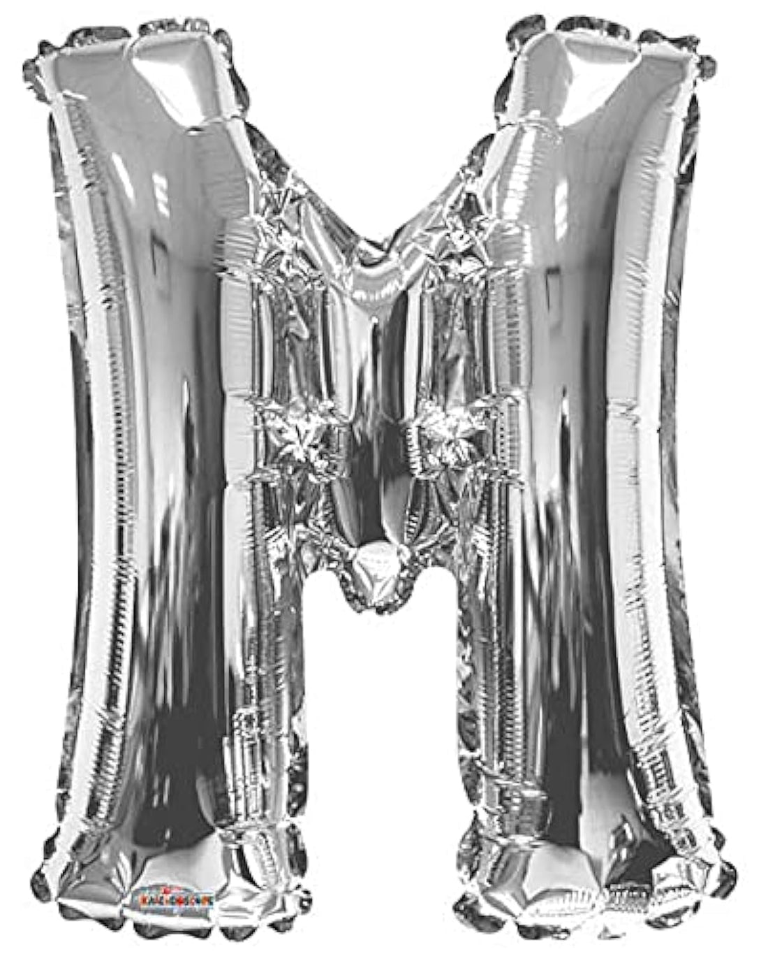 big Foil balloon Letter M - Silver color