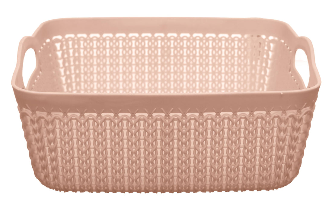 Tamara Square Storage Basket 23Cm - Coffe