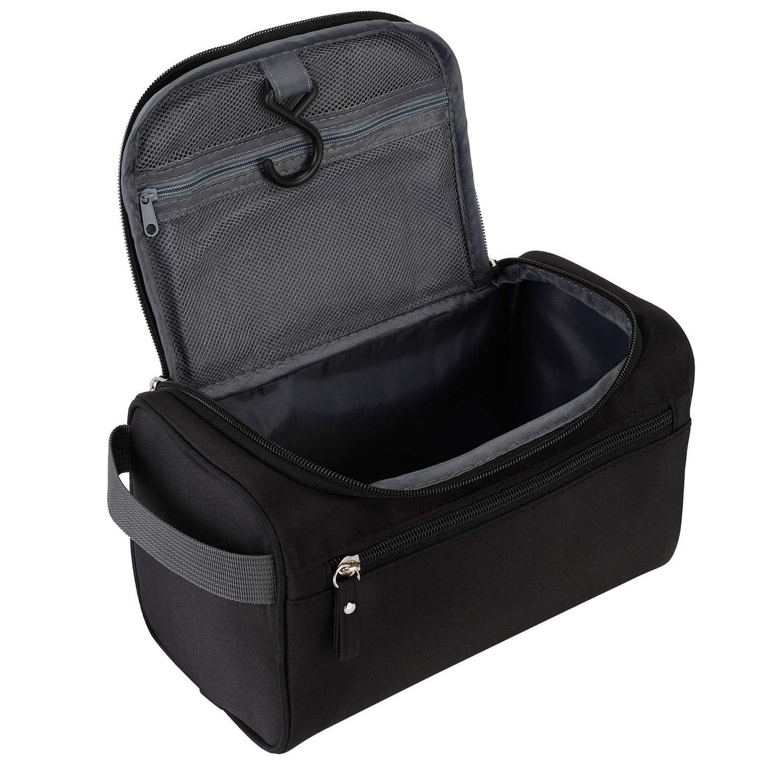 Men's Travel Toiletry Organizer Bag, black, Toiletry Bag