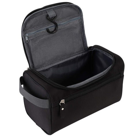 Men's Travel Toiletry Organizer Bag, black, Toiletry Bag