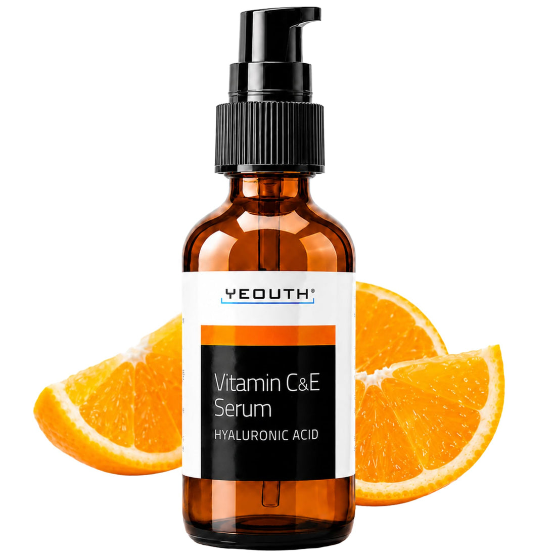 Yeouth Vitamin C And E Serum With Hyaluronic Acid, 2Oz