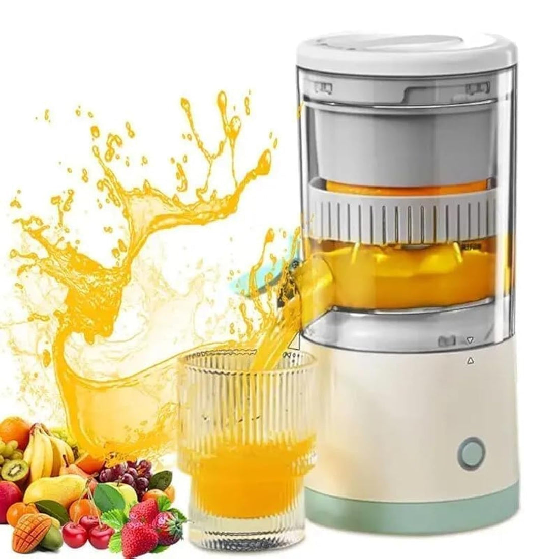 Myora Rechargeable Citrus Juicer, Mosambi Juicer, Orange Squeezer, Wireless Portable Juicer Blender with USB Charging Electric Fruit Juicer for Travel & Kitchen Purpose