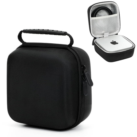 Hard Case for Apple Mac Mini M4/M4 Pro (2024), Shockproof Waterproof Storage Organizer for Mac Mini Accessories, Durable Travel Bag for Office and On-the-Go Use (Case Only) (Black)