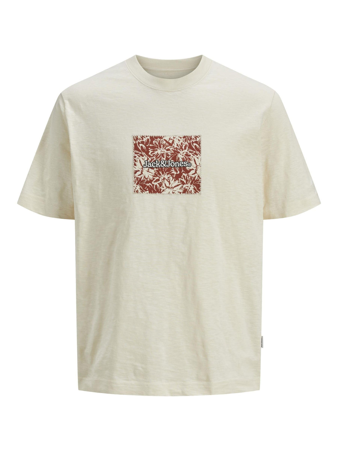 JACK & JONES Mens JORSPLIT AOP BRANDING TEE SS CREW NECK Modern