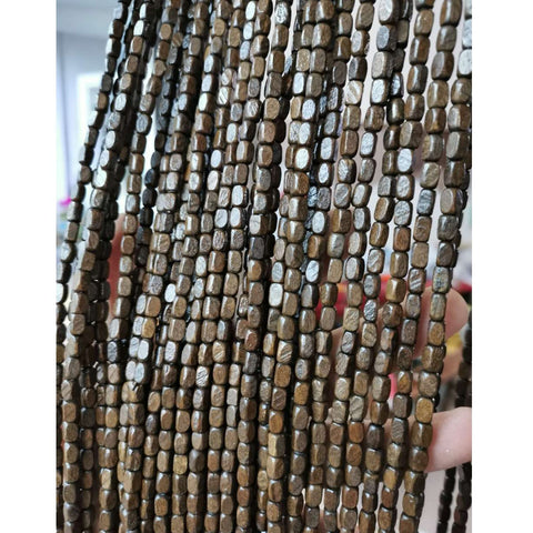 Beaded Bamboo Wooden Door Curtain,Natural Handmade Hanging Beads Blind Door Curtain Screen Panel,Door Wall Window Doorways Living Room Bedroom Divider Decorations,Custom (90 shares-W90xH180cm)