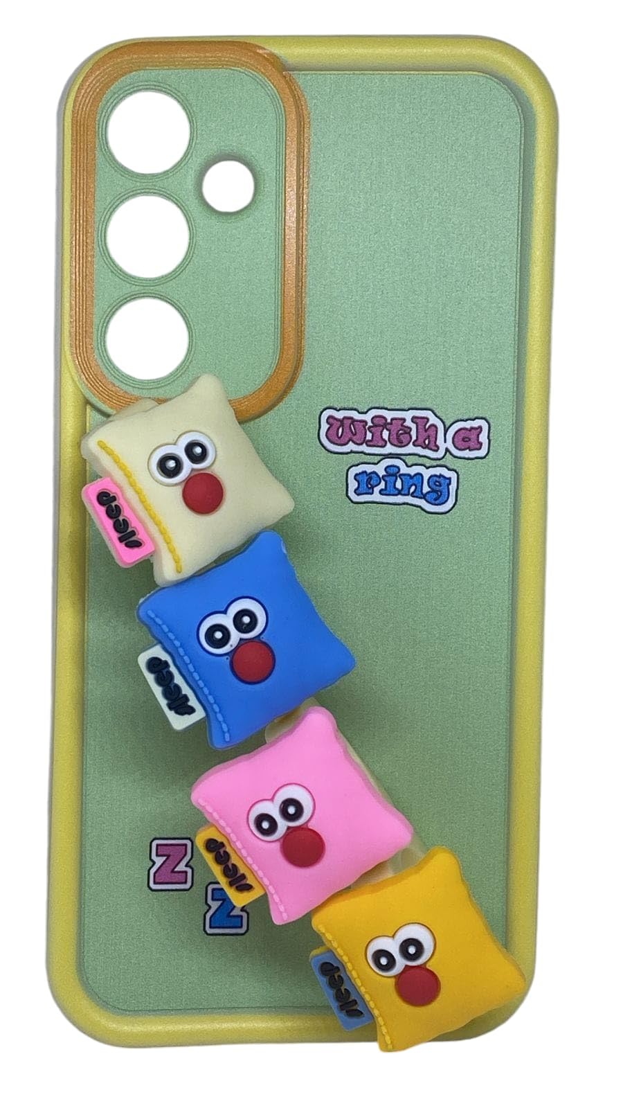 Back Cover Rings Compatible with Samsung Galaxy A35 New Design And Special With High Quality Material From AamarStore (Color 1)