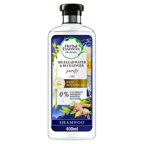 Herbal Essences Purify Micellar Water & Ginger Shampoo - 400 ml
