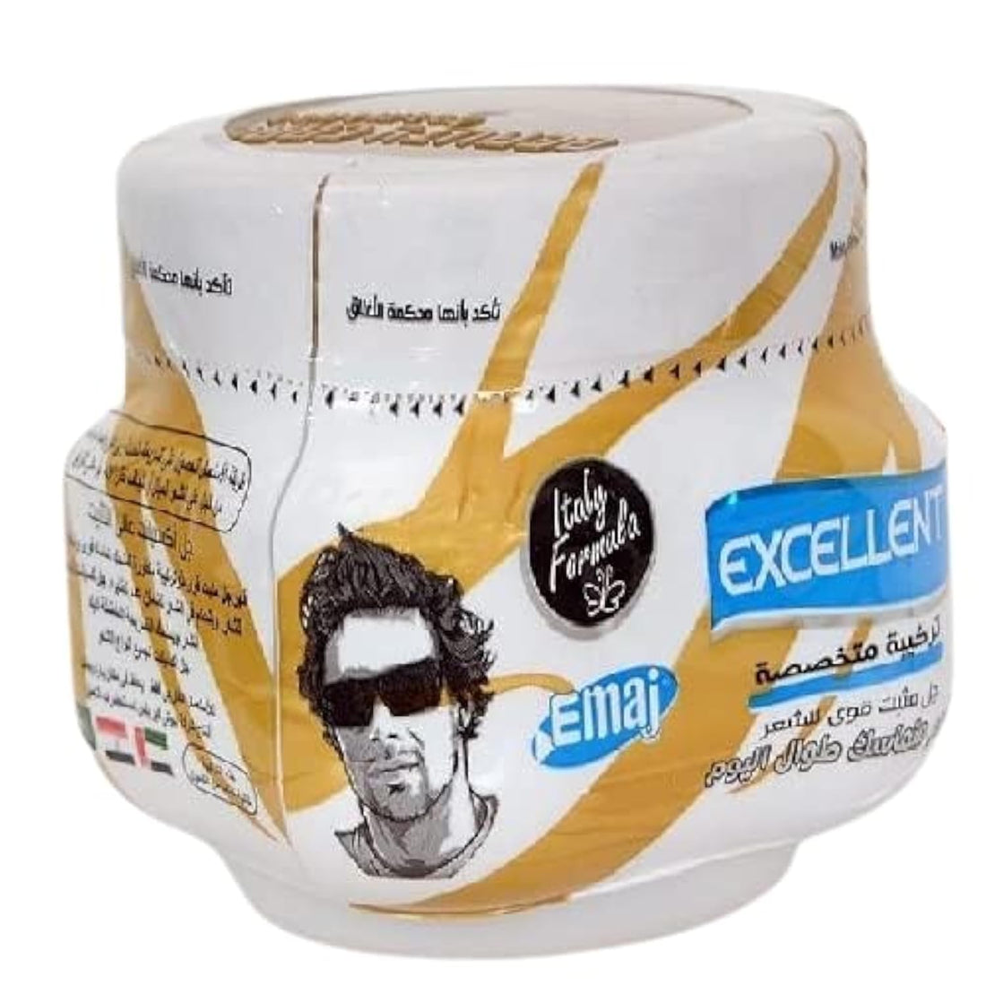 Excellent Professional Hair Stylish Gel Gold 500 gr