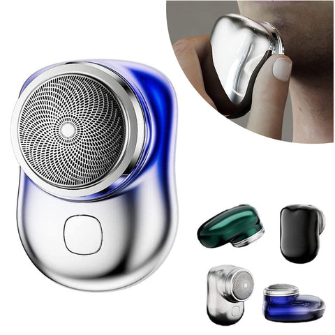 Mini-Shave Portable Electric Shaver, 2023 New Upgrade Mini Electric Razor Shavers for Men, Rechargeable Shaver Easy One-Button Use Suitable for Home,Car Travel,Father's Day,Mother's Day Gift