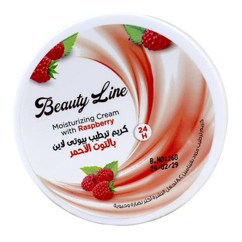 Beauty Line Moisturizing Cream With Raspberry-24H-80ml