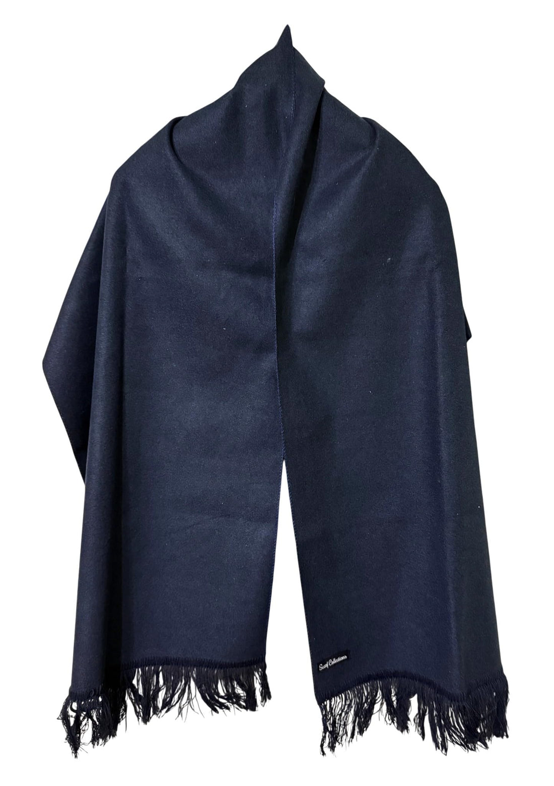Solid Wool Winter Scarf/Shawl/Wrap/Keffiyeh/Headscarf/Blanket For Men & Women - Large Size 50x190cm