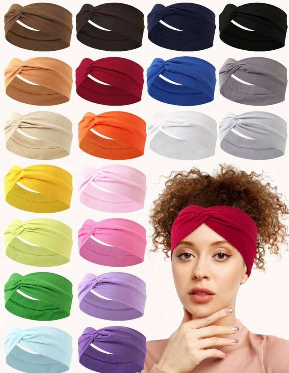 Wide Headbands for Women, Extra Large Variety colours Headband 1 Piece