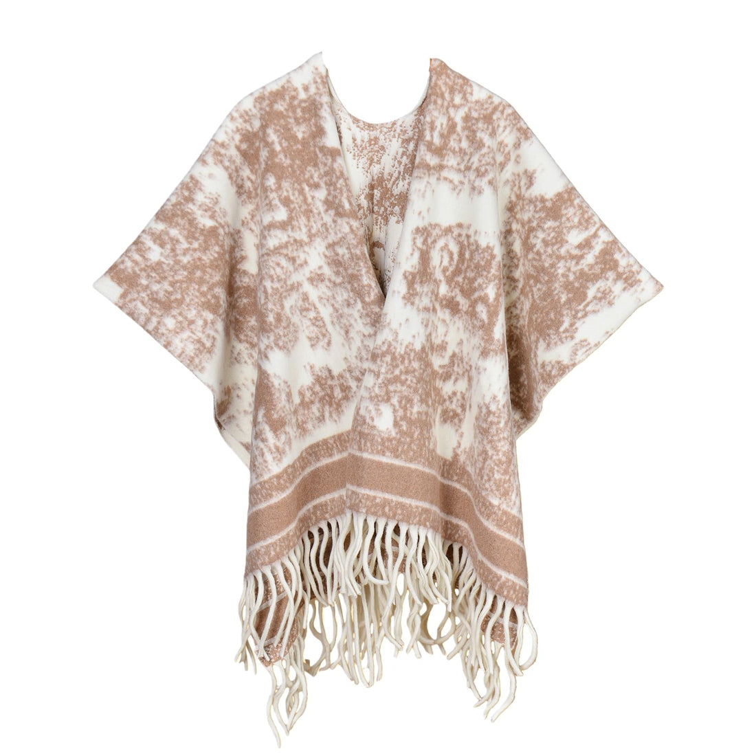 Luxury Women's Cashmere Blend Shawl – Elegant Pashmina with Unique Design Ink Wash – A Touch of Distinction and Light Elegance for All Occasions