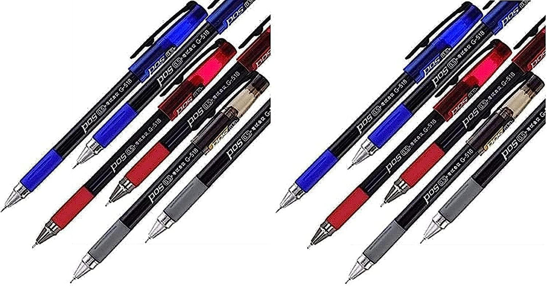 Year Boss Gel Pen G-518 (4 Blue + 4 Red + 4 Black)