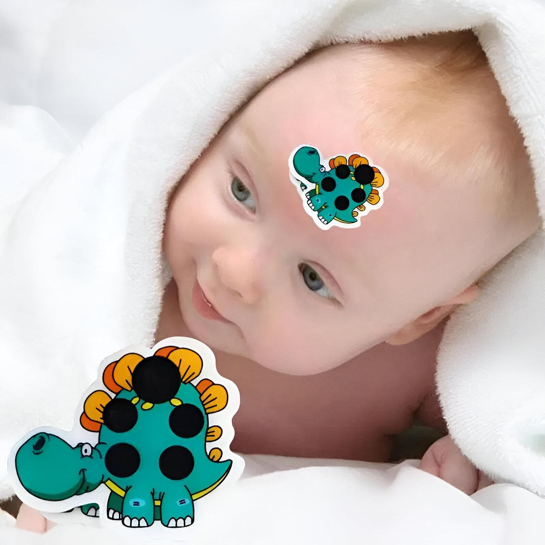 Forehead Temperature Tape - Discover Easy Use with Disposable Forehead Temperature Measurement Strips, Which Provide Accurate Temperature Readings in Fahrenheit and Celsius Multi Shapes (5)
