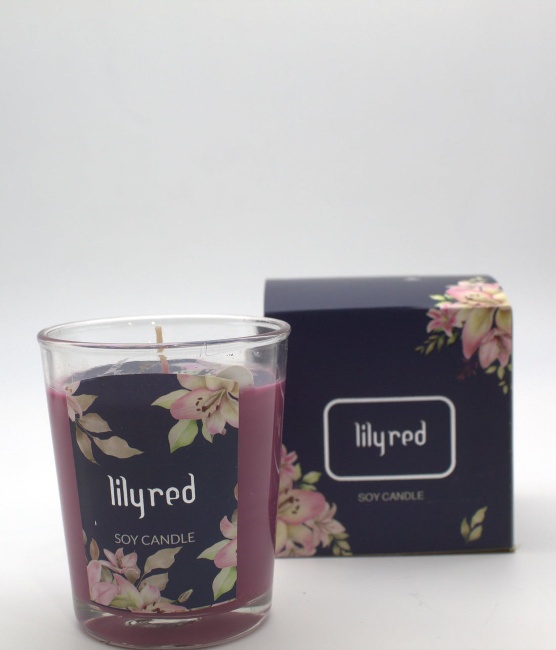 Si Belle Red Lily Soy Candle