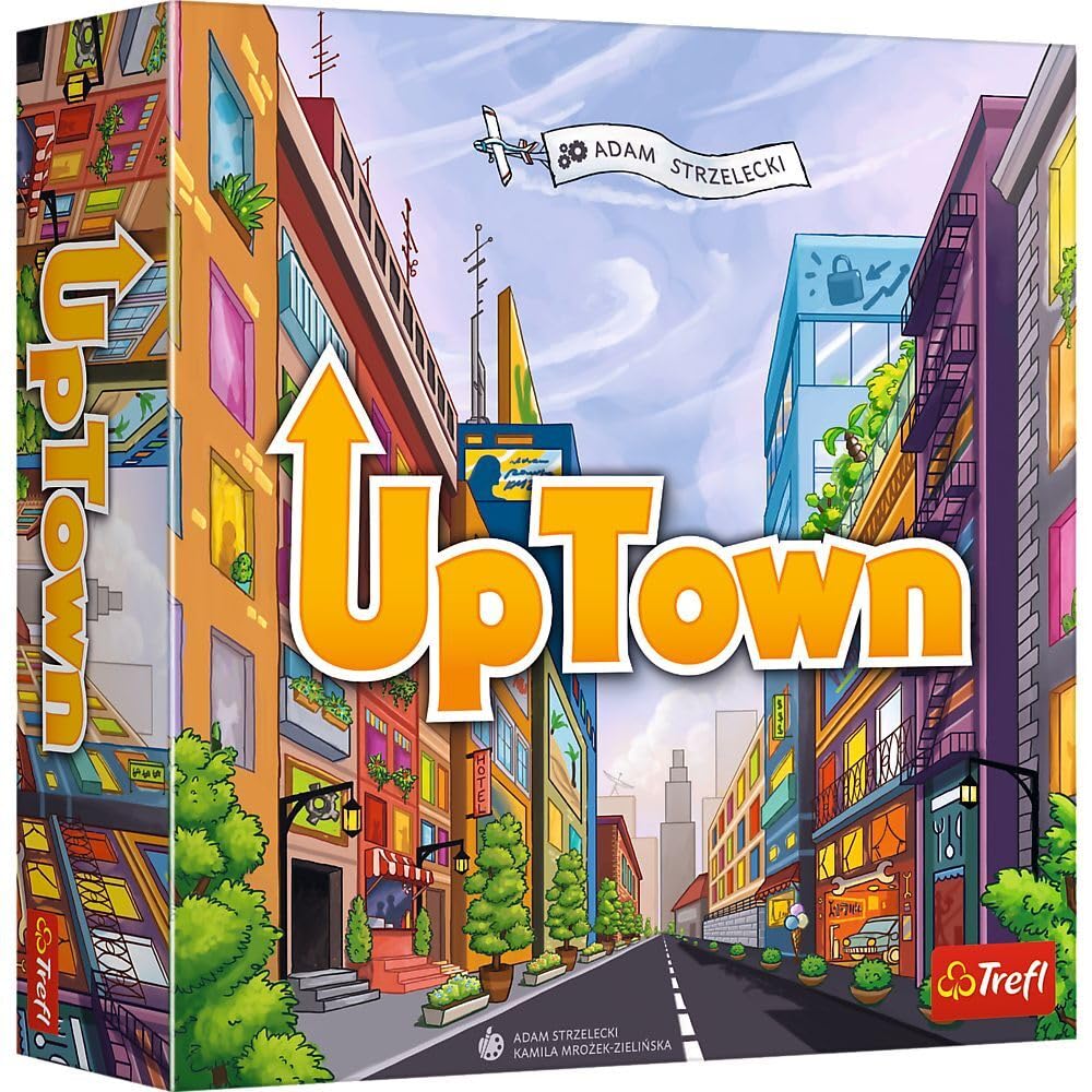 Trefl 02407 Family Game, Become A Developer, Building, Earning, Strategy Game for Adults and Children from 10 Years, Uptown