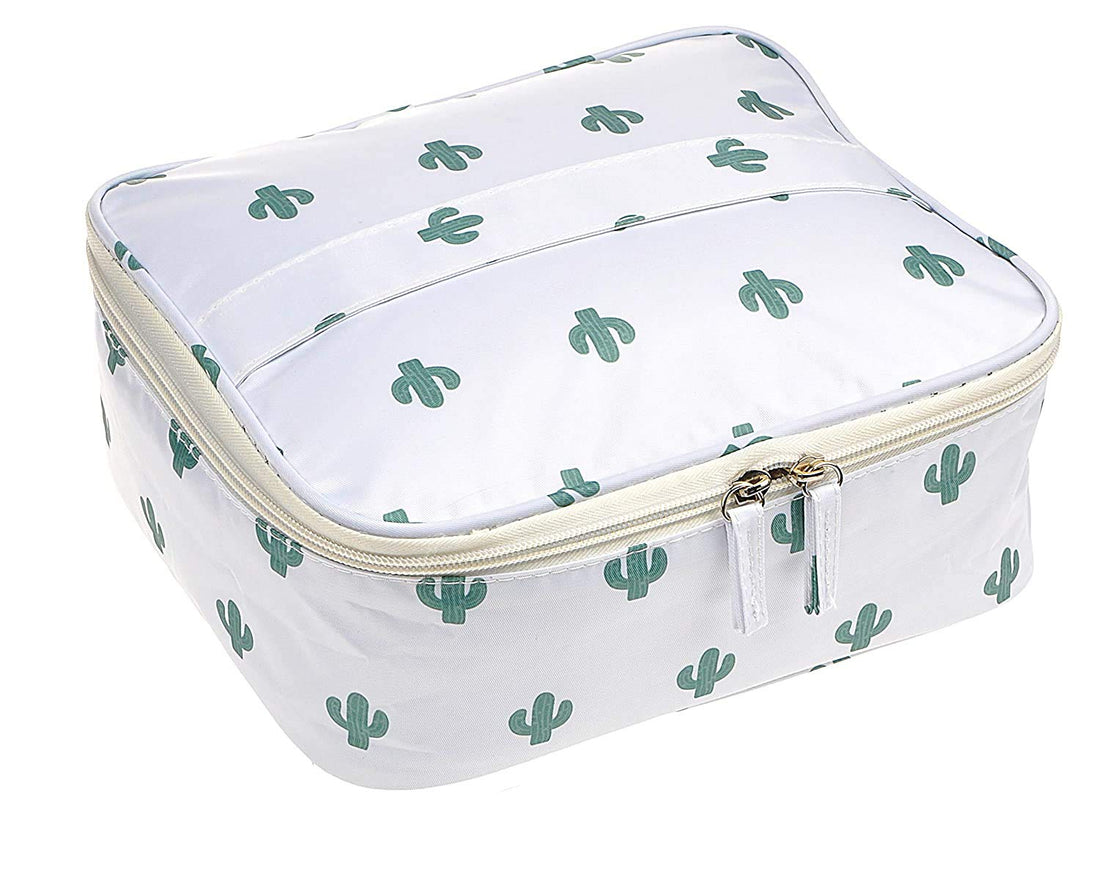 Travel Makeup Bag, Cosmetic Bags Organizer Portable Multifunction Case Toiletry Bags with Handle Waterproof Personalised for Women and Girls
