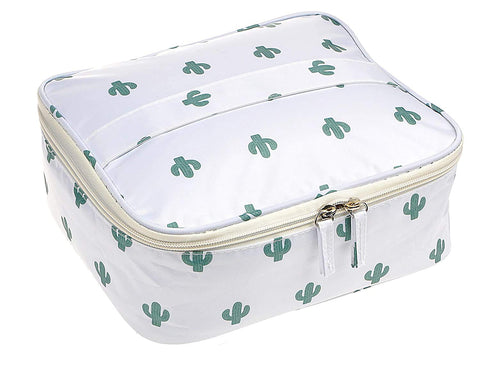Travel Makeup Bag, Cosmetic Bags Organizer Portable Multifunction Case Toiletry Bags with Handle Waterproof Personalised for Women and Girls