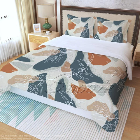 Tiba Snooze, Fitted bed sheet set 2PCS 120 * 200 cm, Ash design