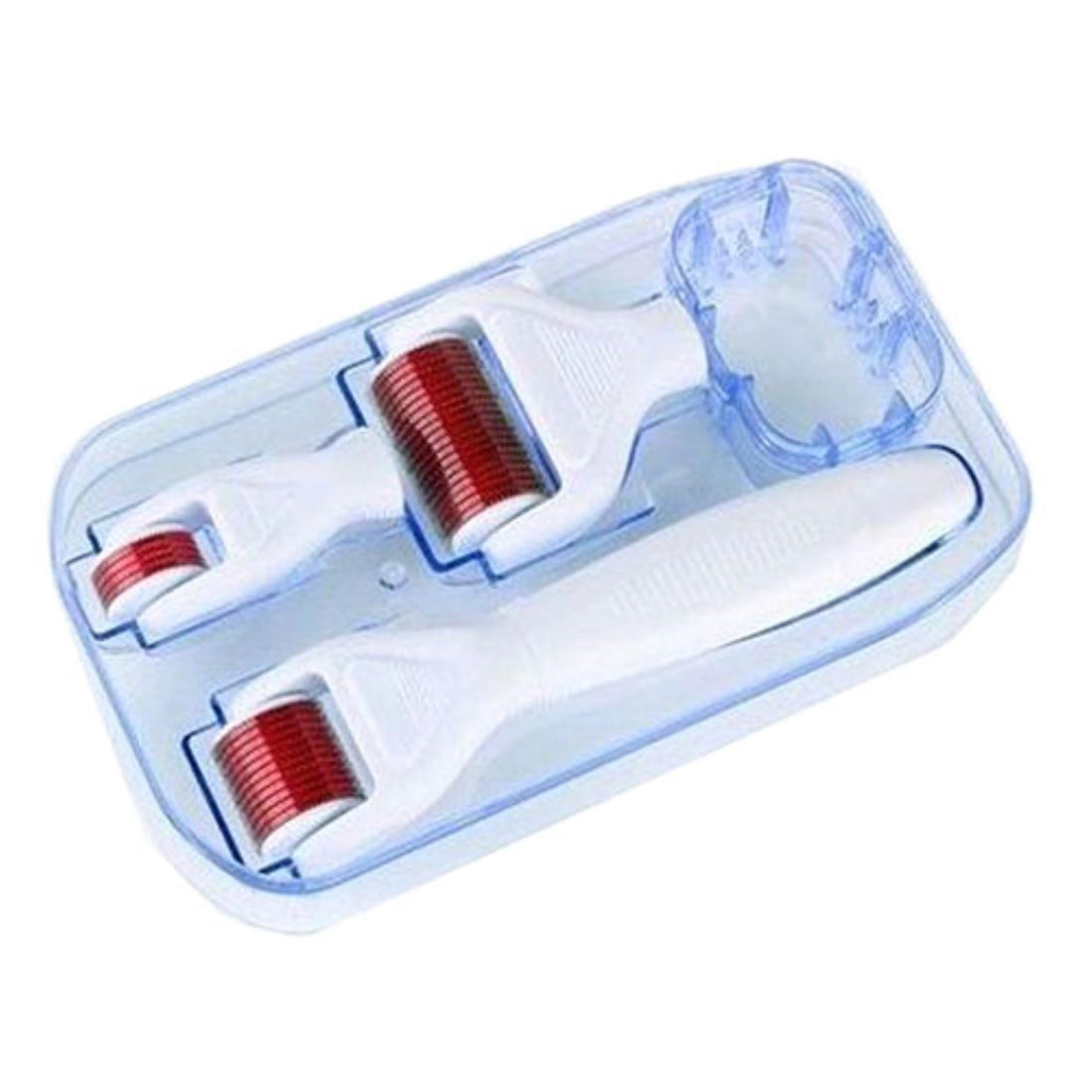 Derma Rollers Set, 3 Pieces - White FULL face,hair,and bady