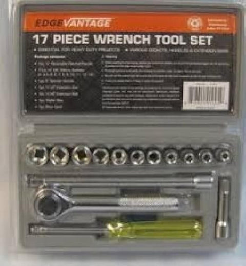 Edge home Vantage Wrench Tool Set (17 Piece)