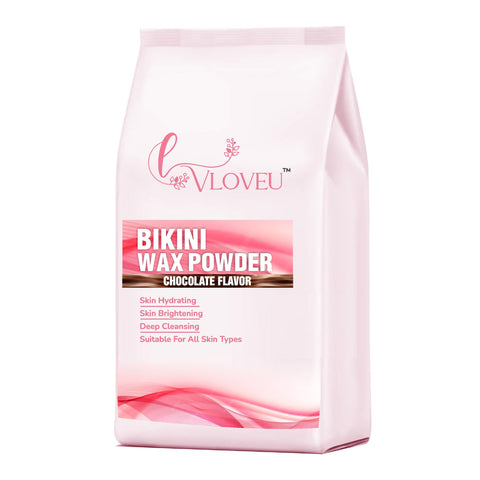 VLOVEU Bikini Wax Powder for Women, Wax Powder for Hair Removal, Herbal Wax powder for instant Hair Remover All Types of Hair, No Pain, No Side Effects (Chocolate) 120 Gm (Pack of 1)