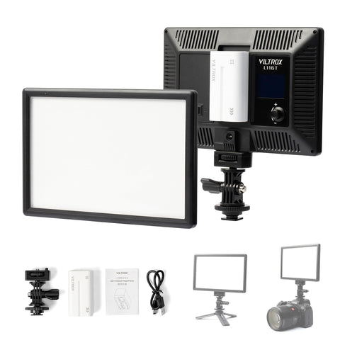 Viltrox L116T On-Camera Bi-Color LED Light with LCD Display