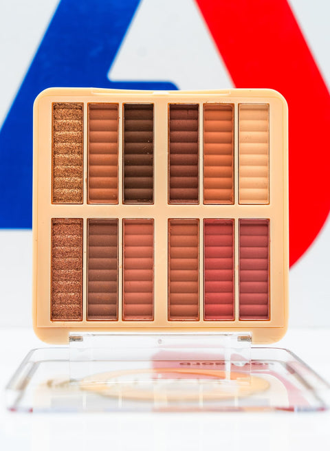 Rose Gold Natural Eyeshadow Palette, 12 Colors, Neutral Warm Tones