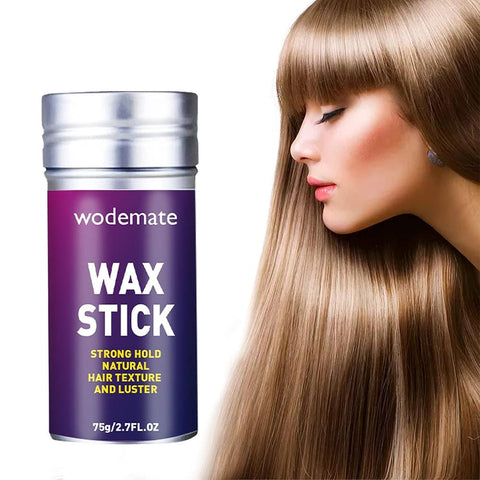 Hair Wax Stick, Slick Stick for Hair Non-greasy Styling Hair Pomade Stick for Flyaways Edge Frizz Hair, 2.7 Oz