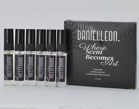 Daniel Leon DL-UP1 Unisex Perfume Pack | 6 x 5ml | Inspired Fragrances | Long-Lasting | Travel Size | Premium Collection