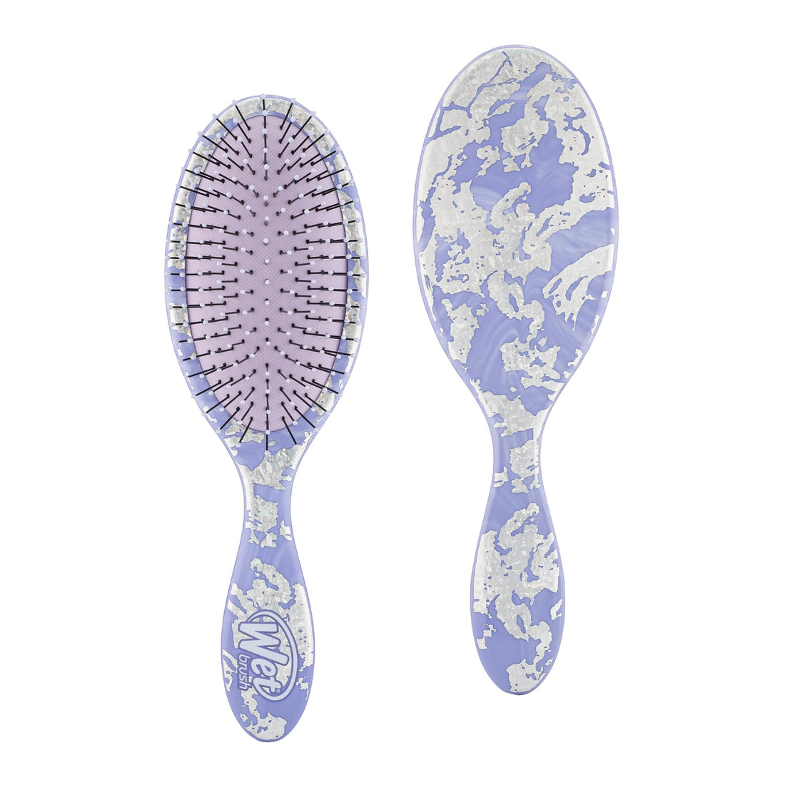 Wet Brush Original Detangling Brush, Lavender (Electric Forest) - Detangler Brush with Soft & Flexible Bristles - Detangling Brush for Curly Hair - Tangle-Free Brush for Straight, Thick, & Wavy Hair
