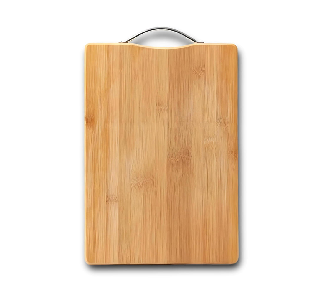 FEELINGS Wooden Cutting Board – Durable Kitchen Chopping Board for Food Prep & Serving (40x30 cm)