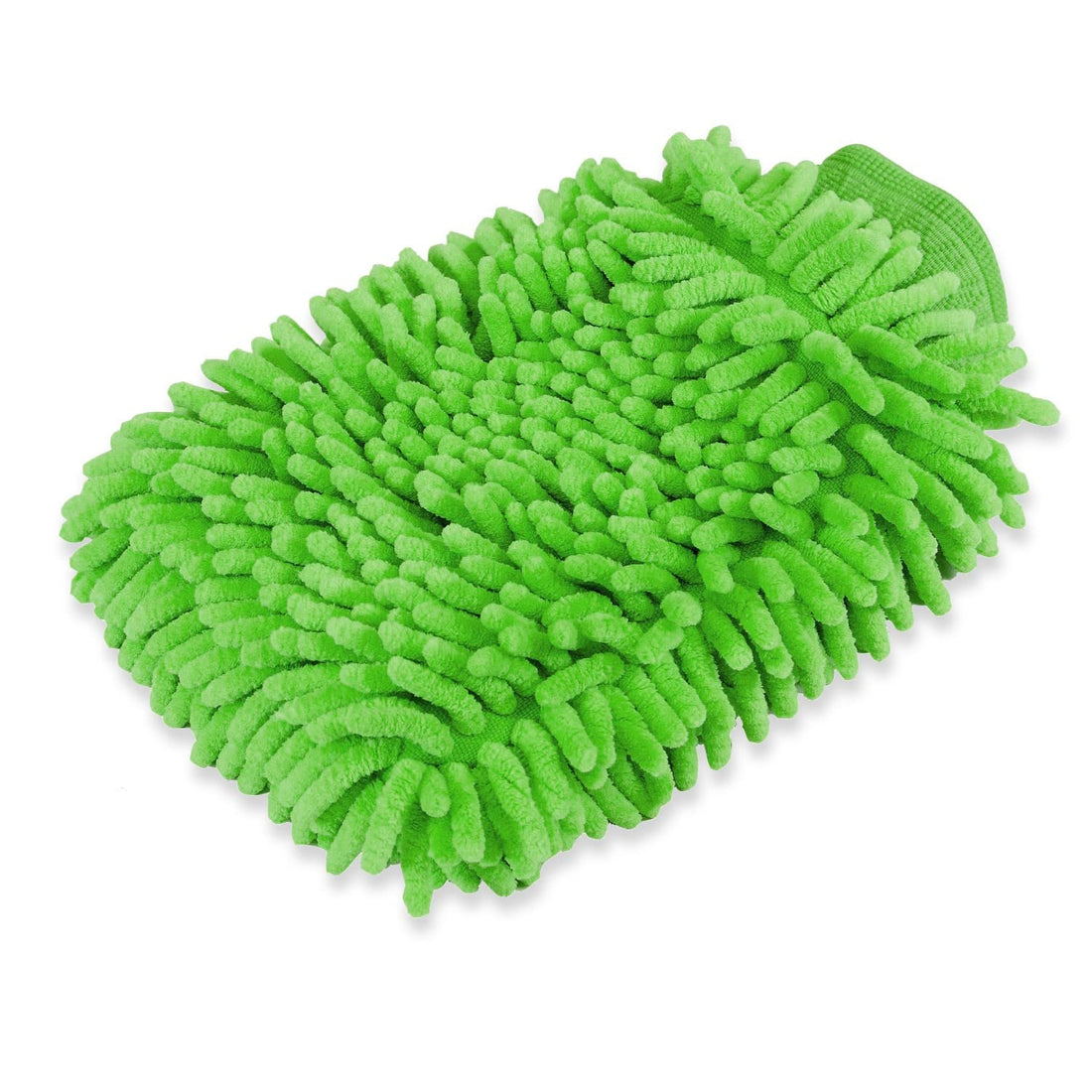 House Cleaning and Car Wash Mitts, Home Dusting Microfiber Gloves, Washing Clean Polish Faster (2-Pack, Green)