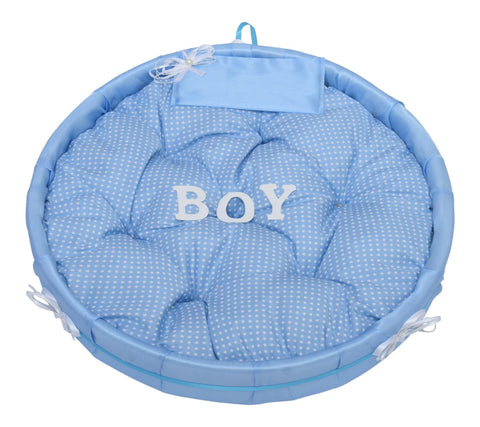 Daphne Special Baby Bed For Newborn Baby Party, 60 X 60 X 10 - Blue