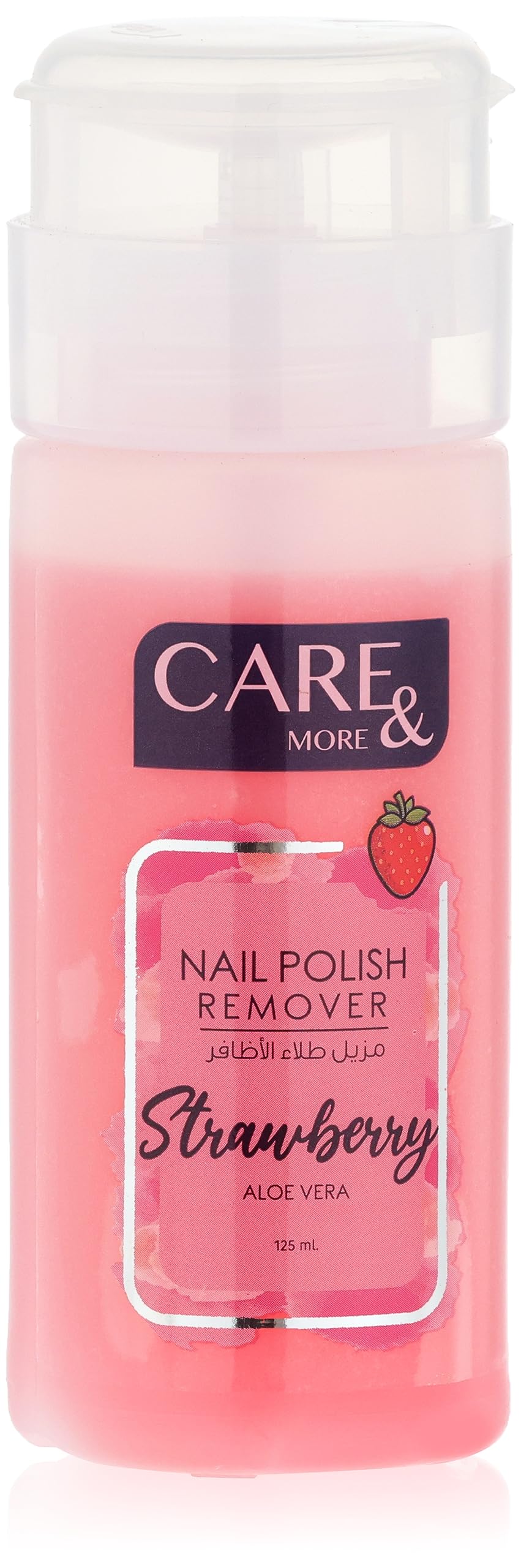 Care & More Strawberry Nail Polish Remover 125 ml