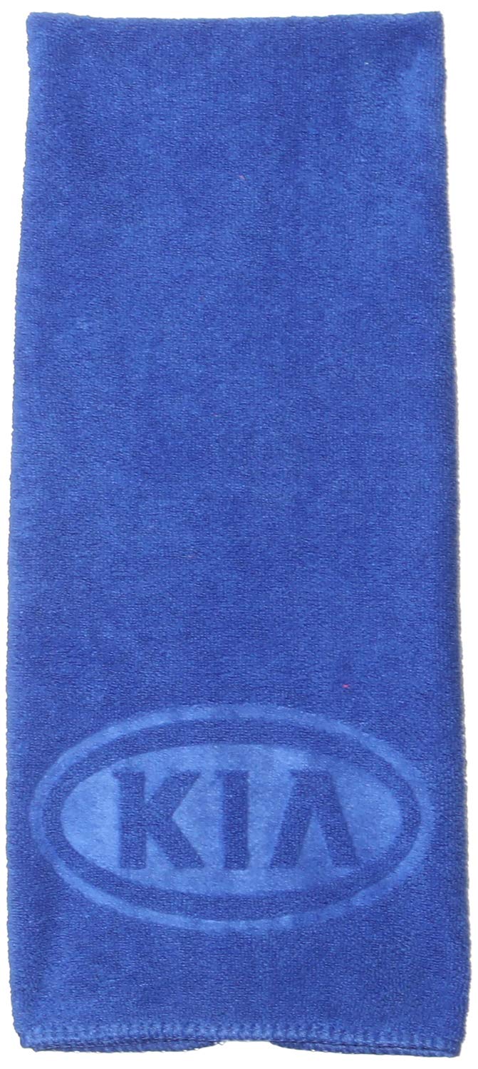 Kia Car Drying Towel, Free Microfiber Cleaning Cloth, Premium Professional Soft Microfiber Towel, Super Absorbent Detailing Towel for Car/Windows/Screen/Kitchen - Blue