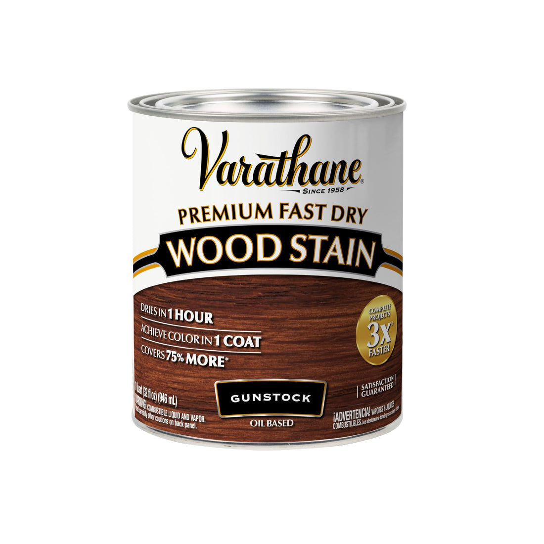 Rust-Oleum Wood Stn Gunstock Qt