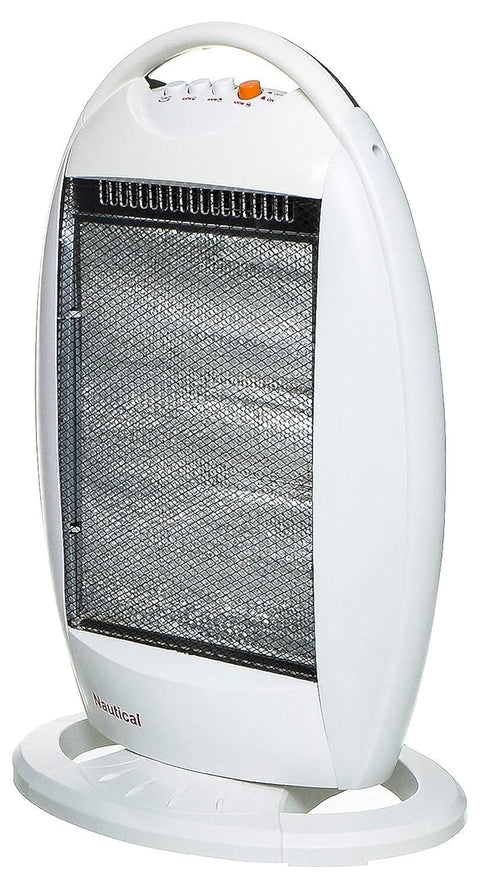 Nautical Halogen Heater 3 Candles - White, Nsb-Ln120h