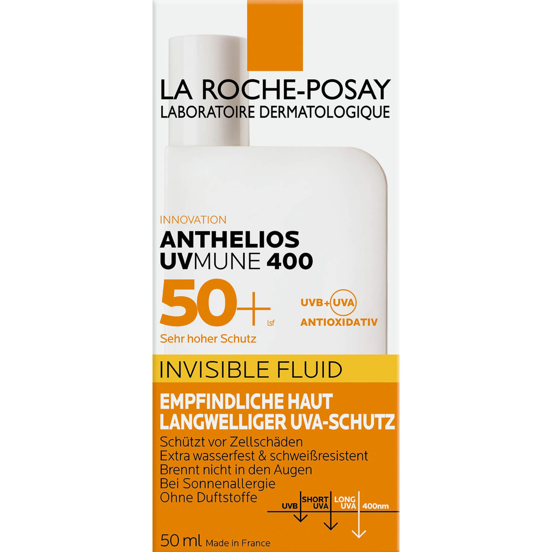 Anthelios uvmune 400 fluide invisible sfp50+ 50 ml