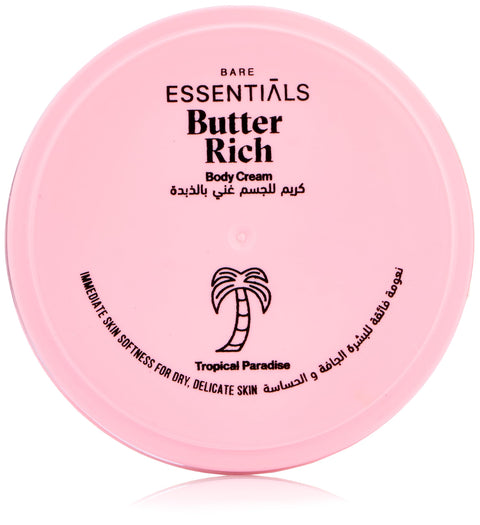 Essentials Butter Rich Body Cream - Tropical Paradise 125ML