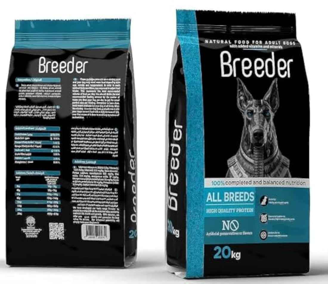 Breeder natural food for adult dogs