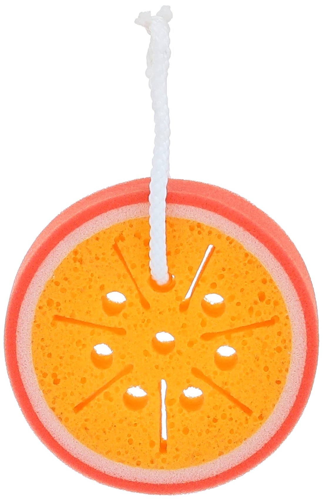 Candy baby bath sponge multicolor for unisex - orange