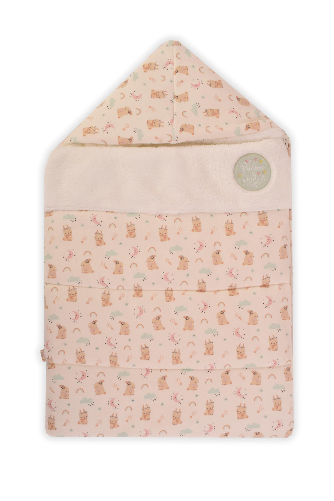 Junior Baby Girl Printed Swaddling Blanket, 3 Months