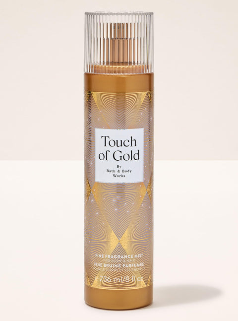 Bath & Body Works Touch Of Gold Fine Fragrance Mist | 236 ml / 8 fl oz | Fragrance - Botanicals & Blooms | Gender - Women