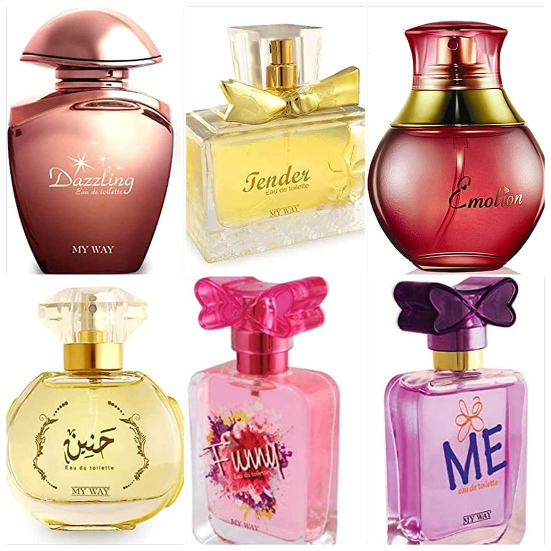 My Way Set Of 6 Perfumes For Women