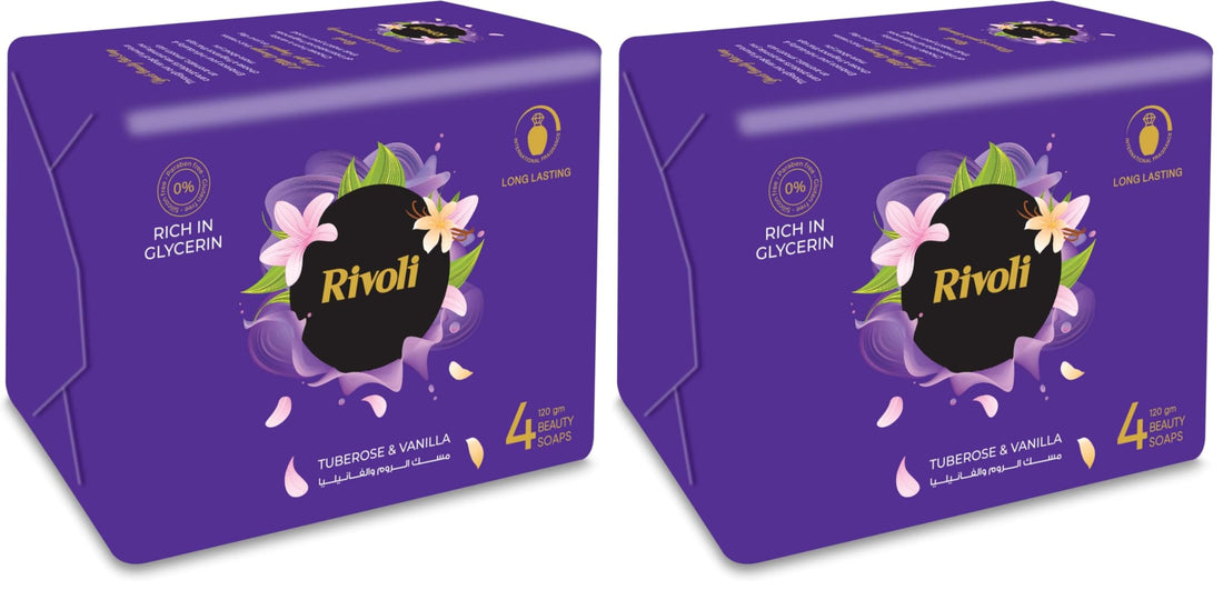 Rivoli Fantasy Bath Soap - 110g - Pack of 8 - Color and scent may vary