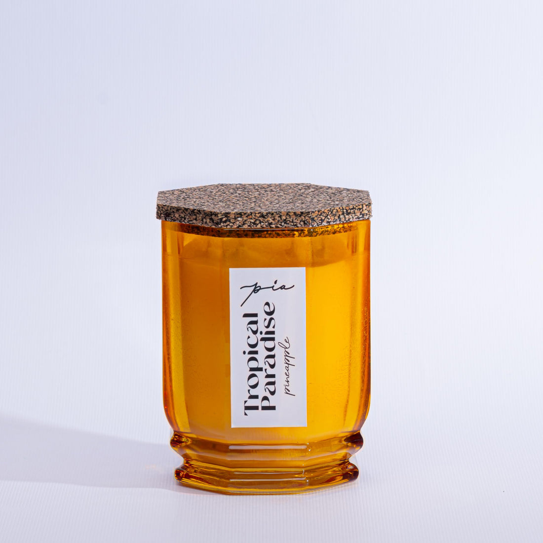 Pia Scented Candle 100% Soy Wax | Long-lasting Fragrance | Hande Made | 2 Wicks | Luxury Glass | 240g 8.5 OZ 38 Hour Burn Time (240g, Pineapple)